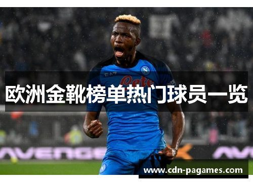 欧洲金靴榜单热门球员一览