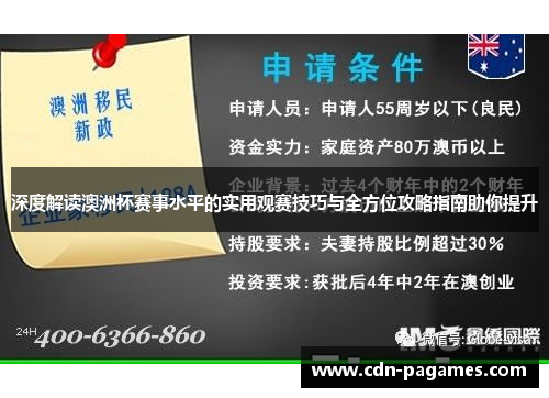 深度解读澳洲杯赛事水平的实用观赛技巧与全方位攻略指南助你提升